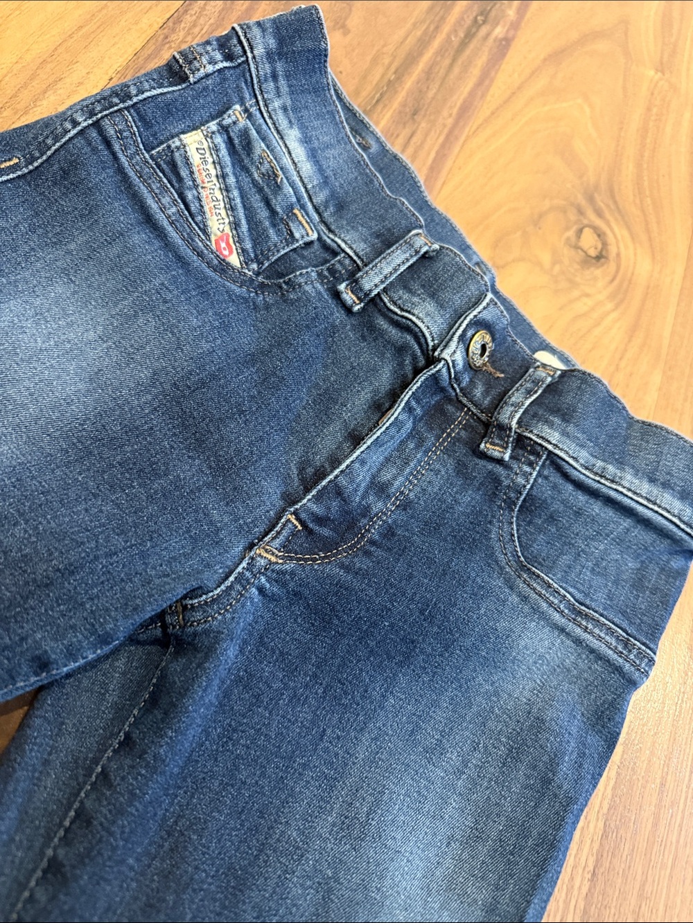 Diesel Blue Stretch Denim Jeans